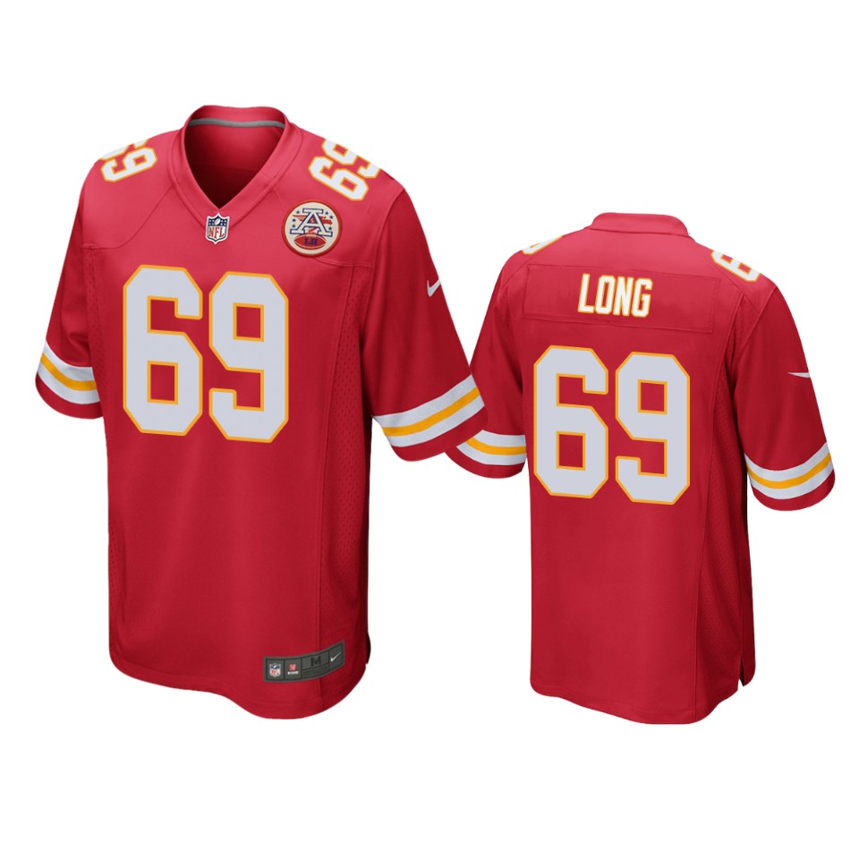 chiefs kyle long red game jersey
