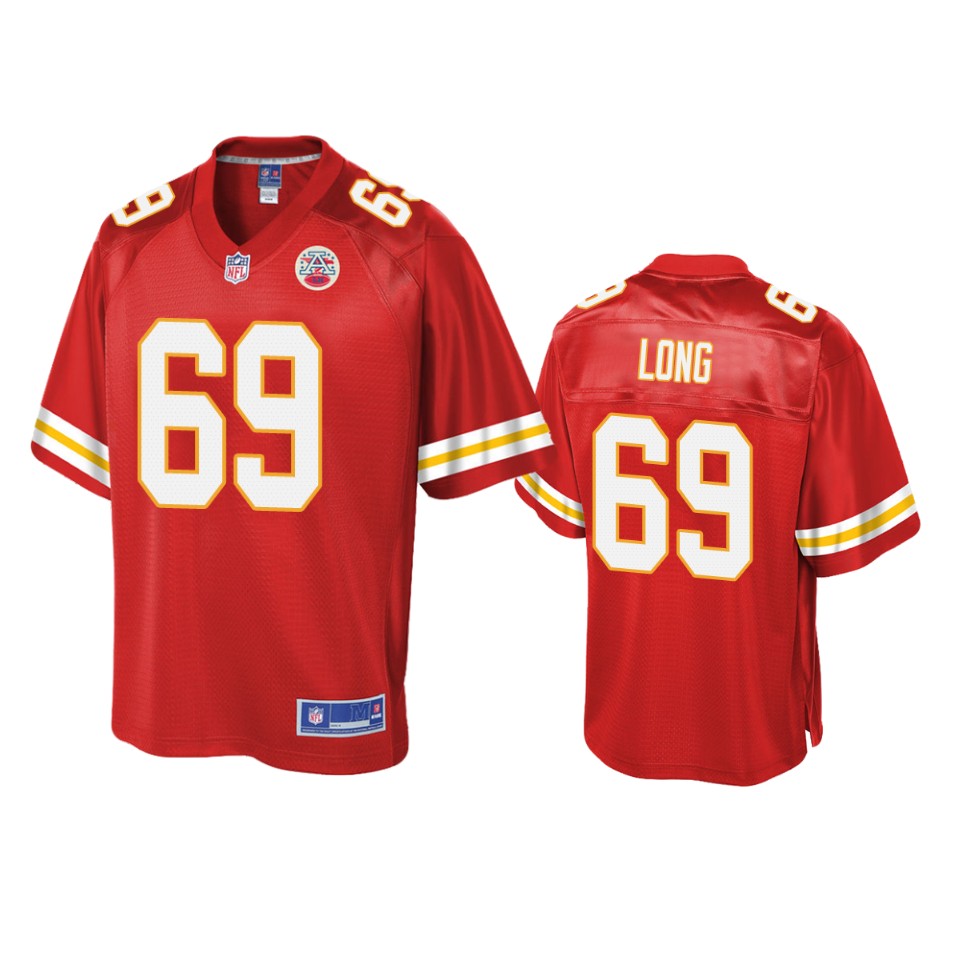 chiefs kyle long red pro line jersey