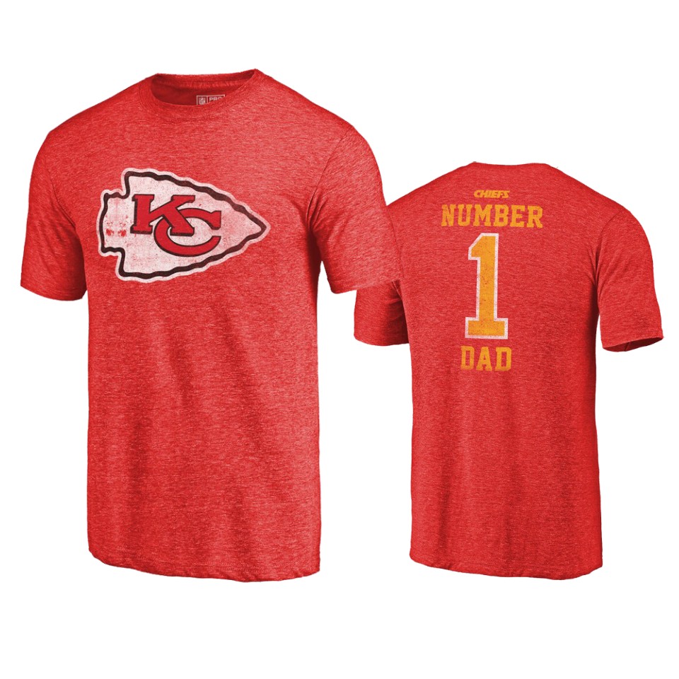 chiefs red 2019 father's day greatest dad t shirt