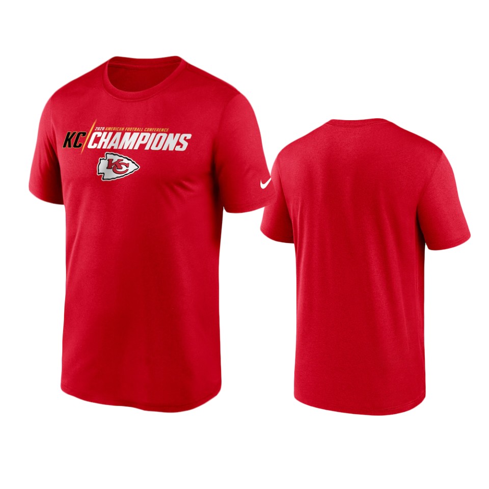 chiefs red 2020 afc champions iconic t shirt