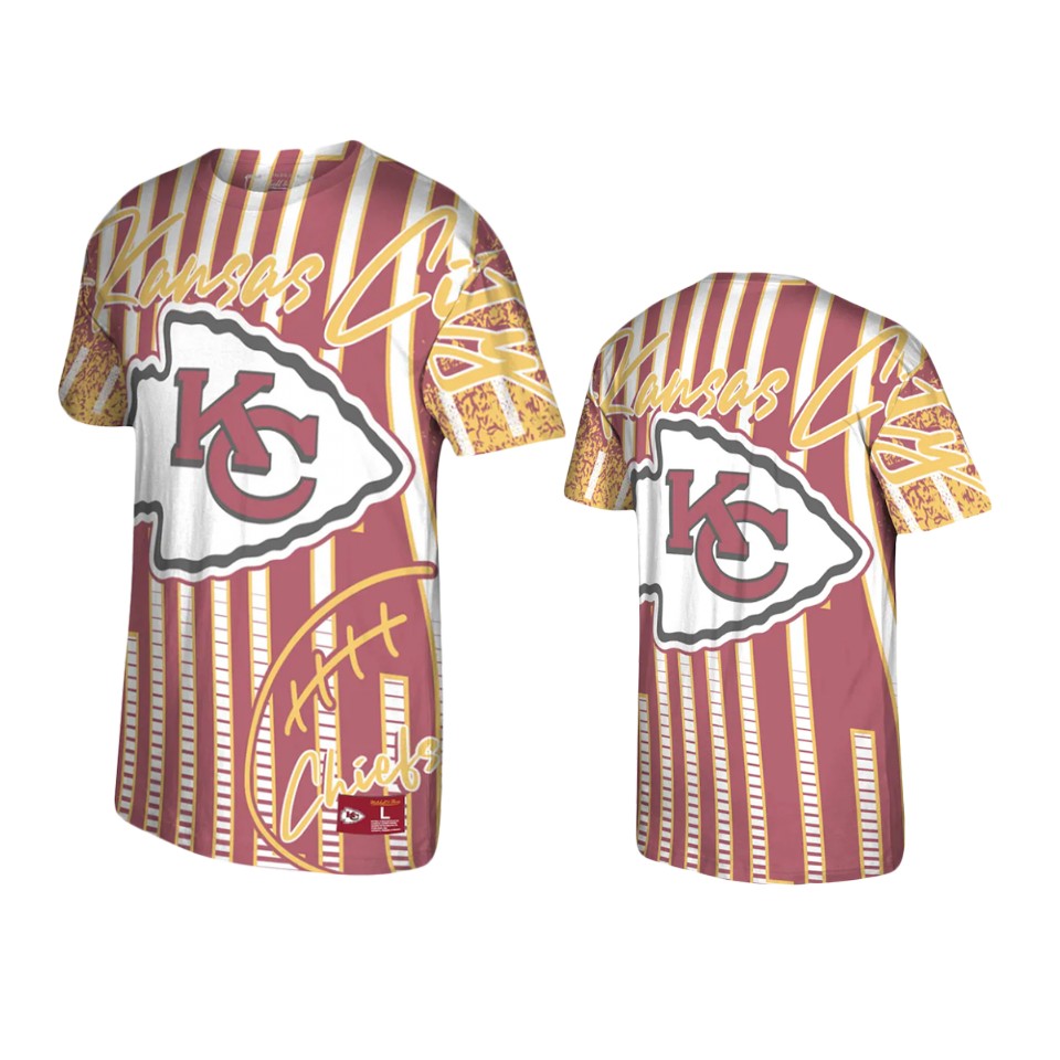 chiefs red jumbotron historic logo t shirt