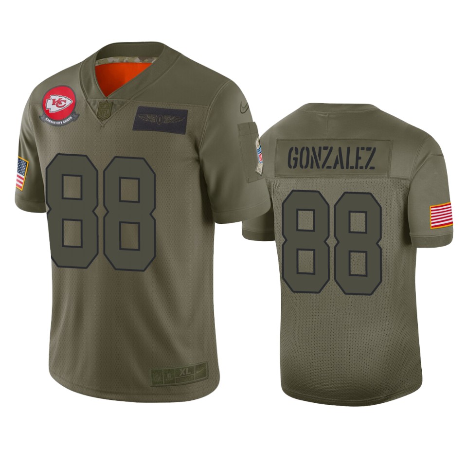 chiefs tony gonzalez camo limited 2019 salute to service jersey