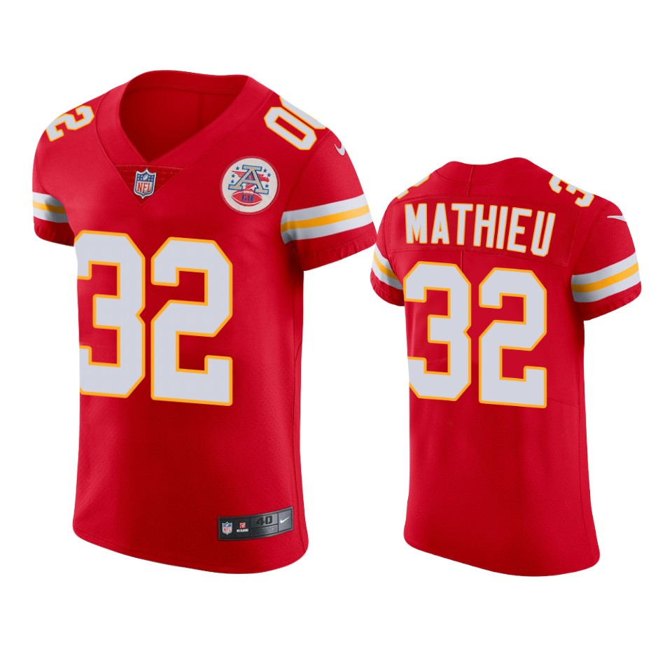 chiefs tyrann mathieu red vapor elite jersey