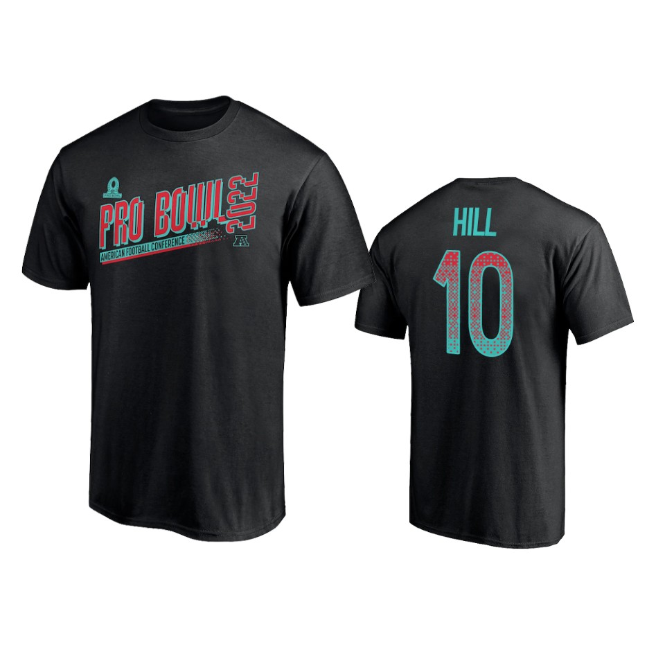 chiefs tyreek hill black 2022 afc pro bowl t shirt