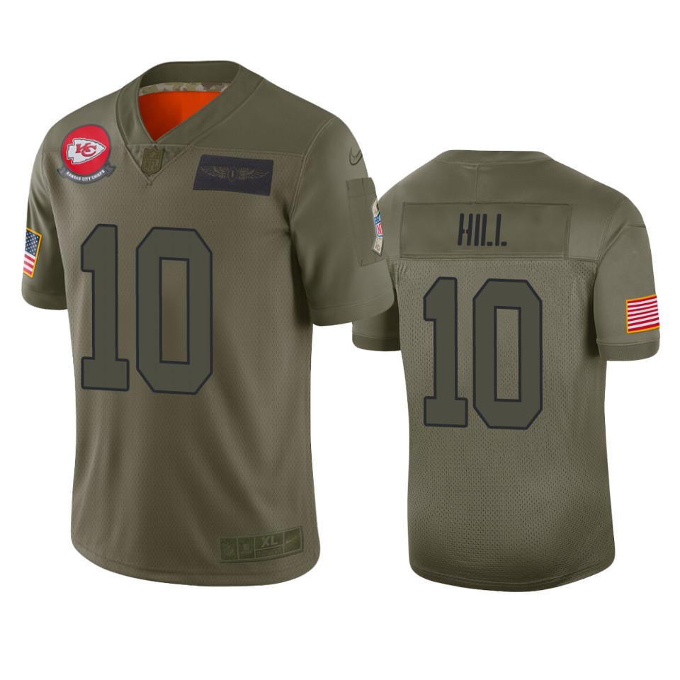 chiefs tyreek hill camo limited 2019 salute to service jersey
