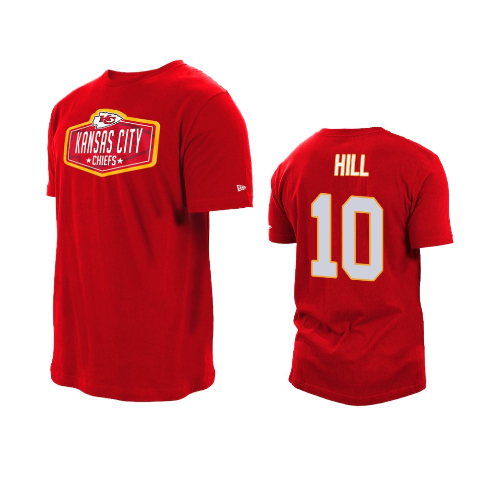 chiefs tyreek hill red 2021 nfl draft hook t shirt