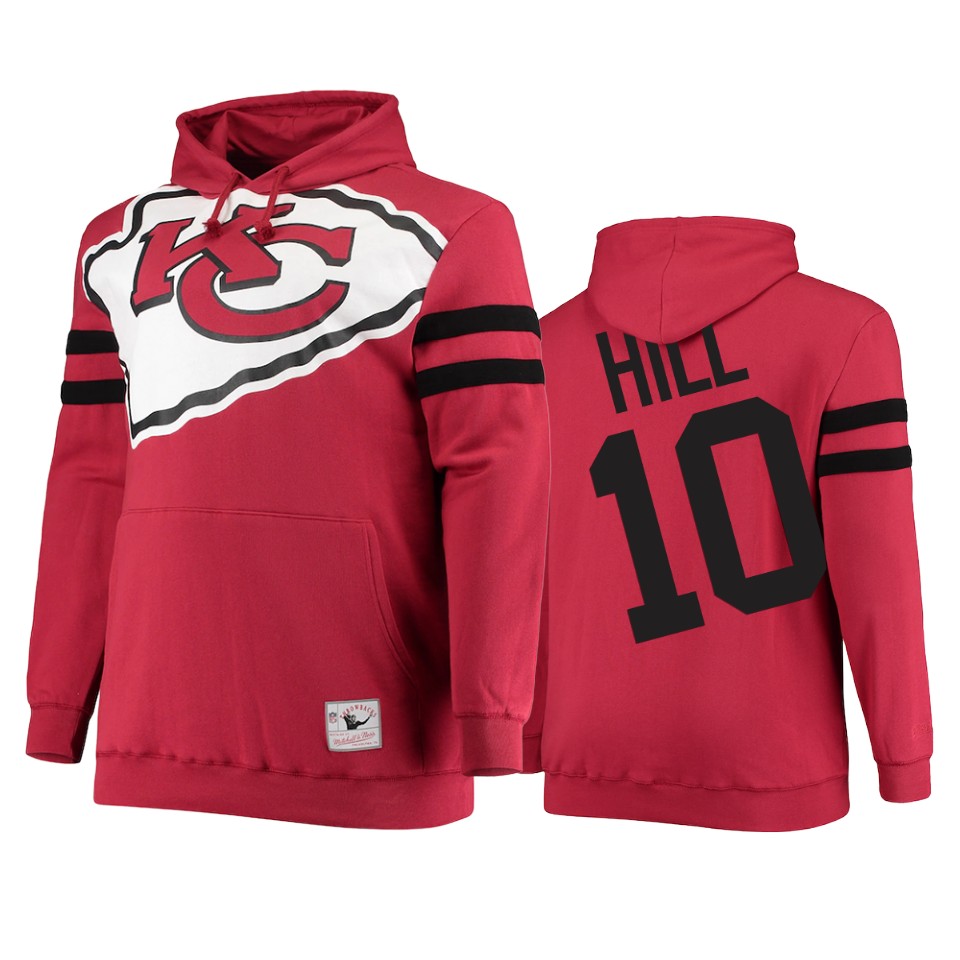 chiefs tyreek hill red big face hoodie