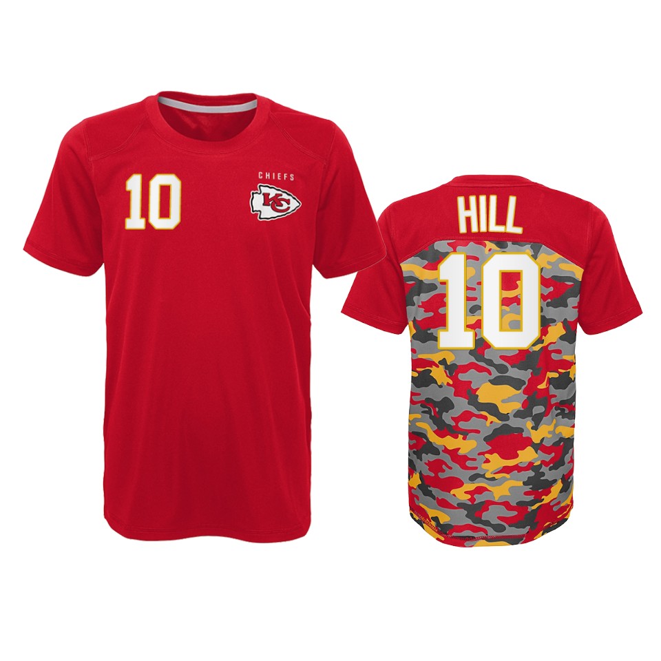 chiefs tyreek hill red extra yardage t shirt