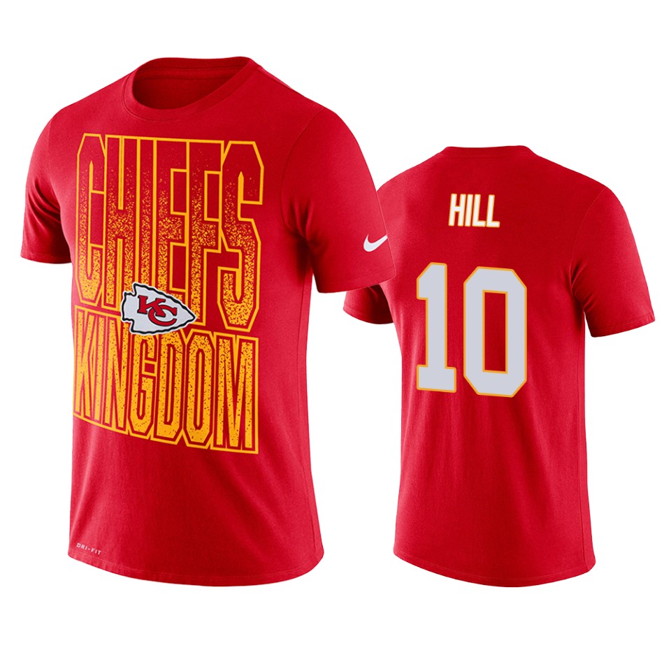 chiefs tyreek hill red local verbiage performance t shirt