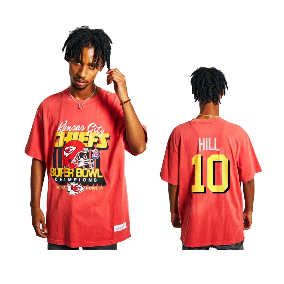 chiefs tyreek hill red super bowl champions vintage t shirt