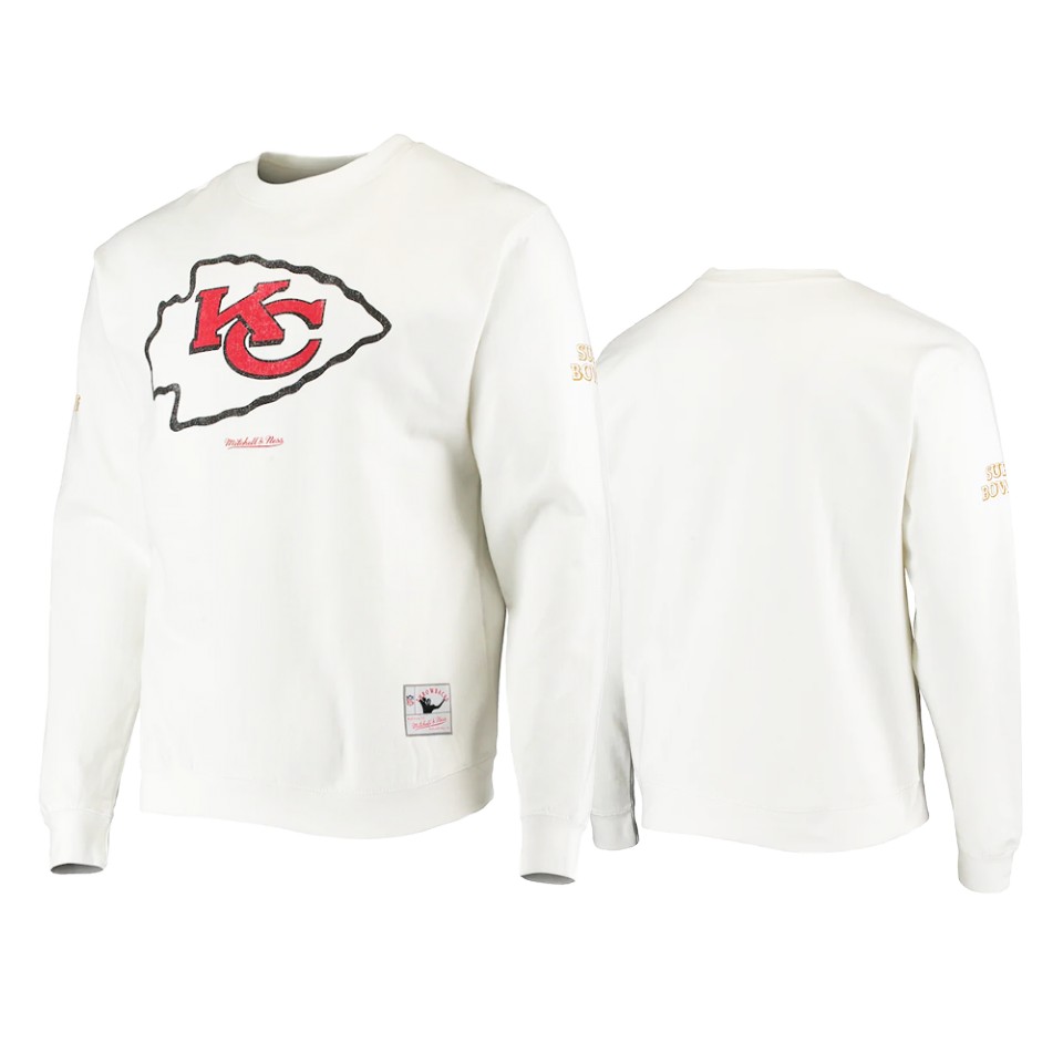 chiefs white rings vip champions pullover sweater