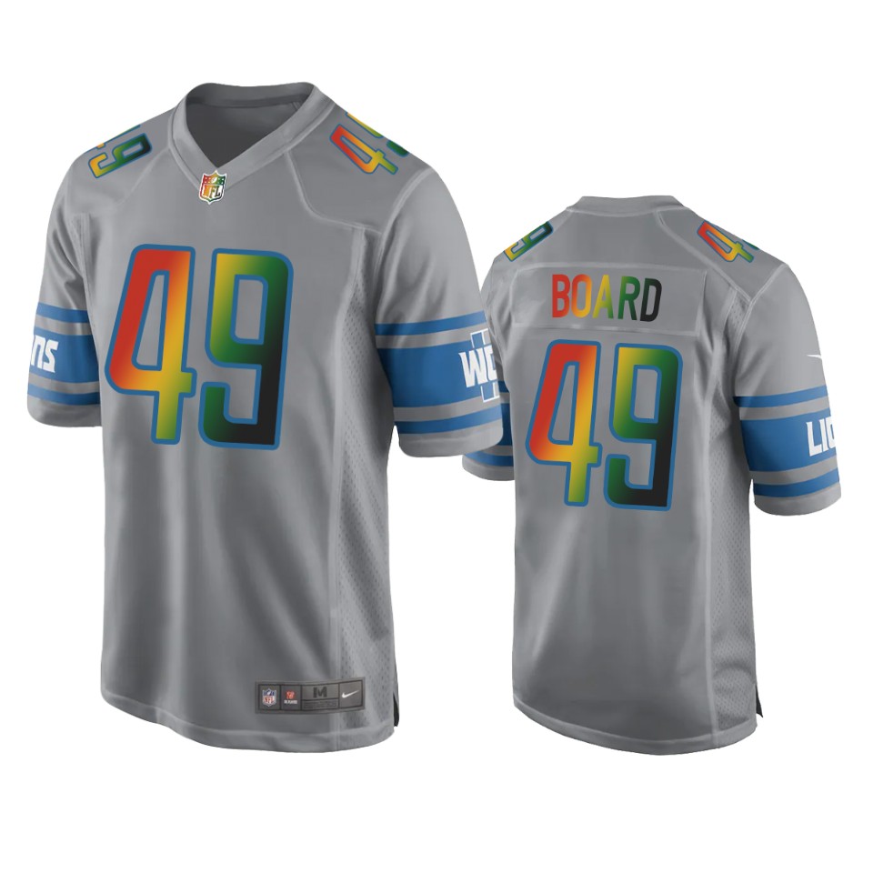 chris board lions silver juneteenth freedom day jersey