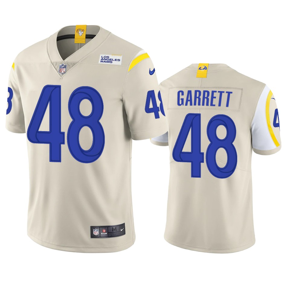 chris garrett rams bone vapor jersey