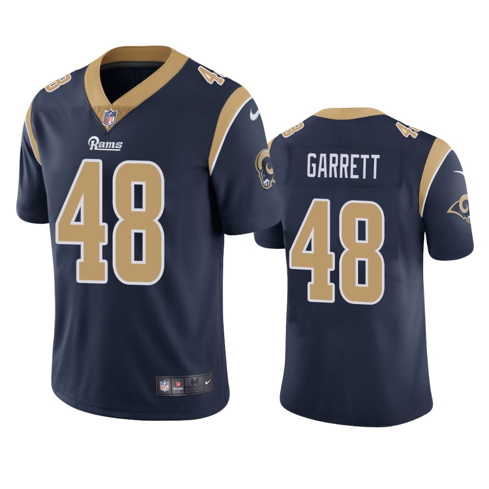 chris garrett rams navy vapor limited jersey