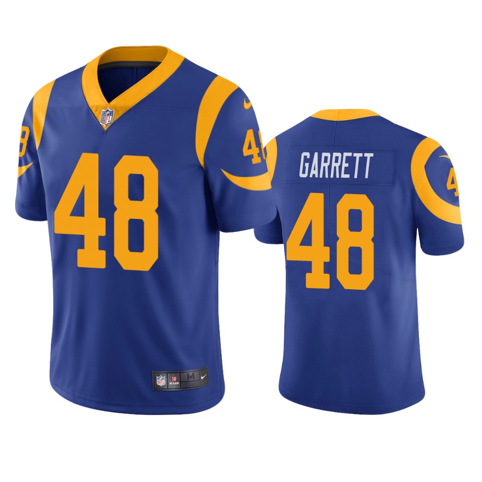 chris garrett rams royal vapor limited jersey
