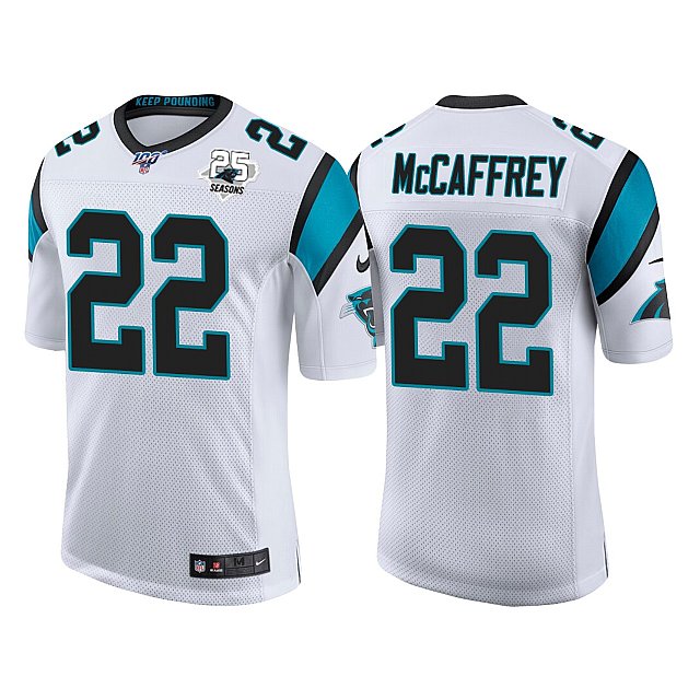christian-mccaffrey-carolina-panthers-25th-anniversary-white-vapor-limited-jersey-middle