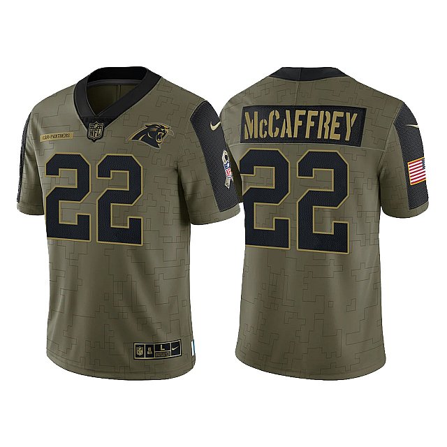 christian-mccaffrey-limited-2021-salute-to-service-olive-carolina-panthers-jersey-middle