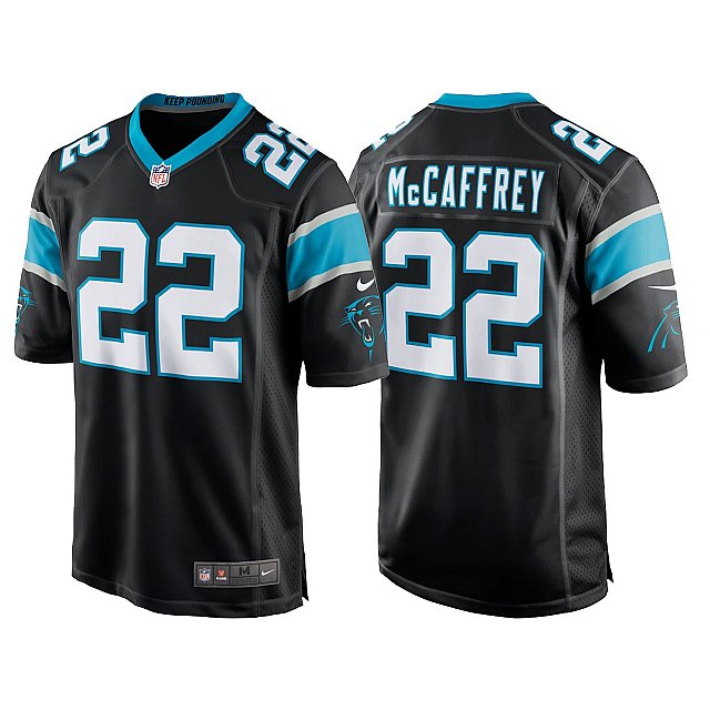 christian-mccaffrey-panthers-game-black-jersey-middle