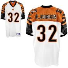 cincinnati bengals #32 rudi johnson white jersey