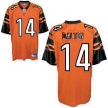 cincinnati bengals 14 dalton orange jersey
