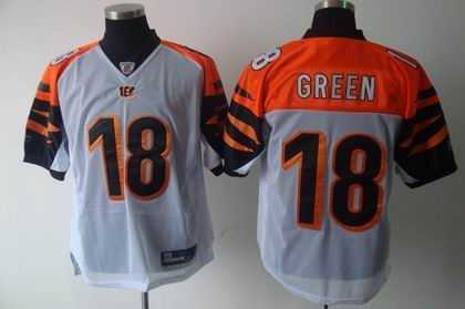 cincinnati bengals 18 a.j green white jersey