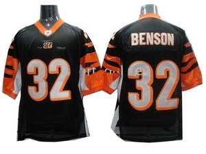 cincinnati bengals 32 rudi r.johnson black orange jerseys