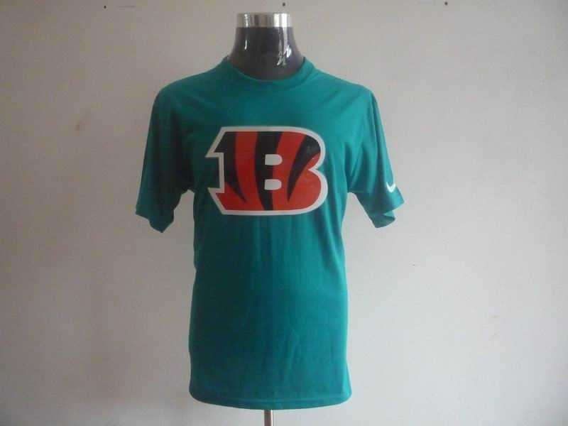 cincinnati bengals sideline legend authentic logo t-shirt green