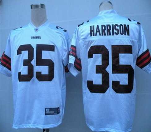 cleveland browns 35 jerome harrison white jersey