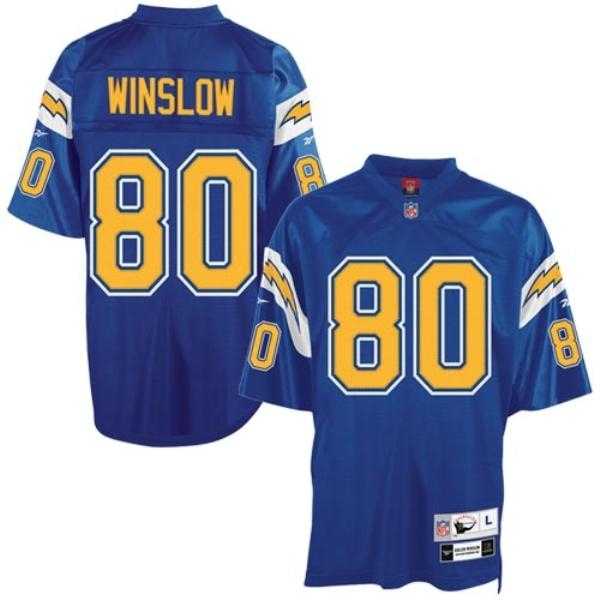 cleveland browns 80 kellen winslow blue jersey