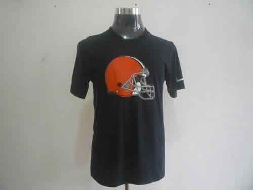 cleveland browns sideline legend authentic logo dri-fit t-shirt black
