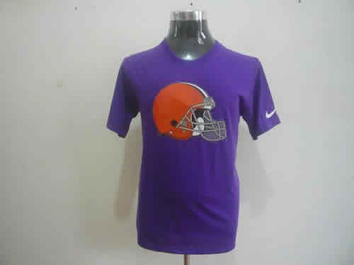 cleveland browns sideline legend authentic logo dri-fit t-shirt purple