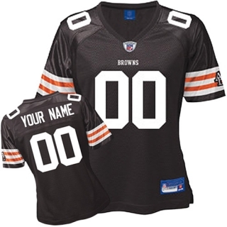 cleveland browns women customized brown jersey
