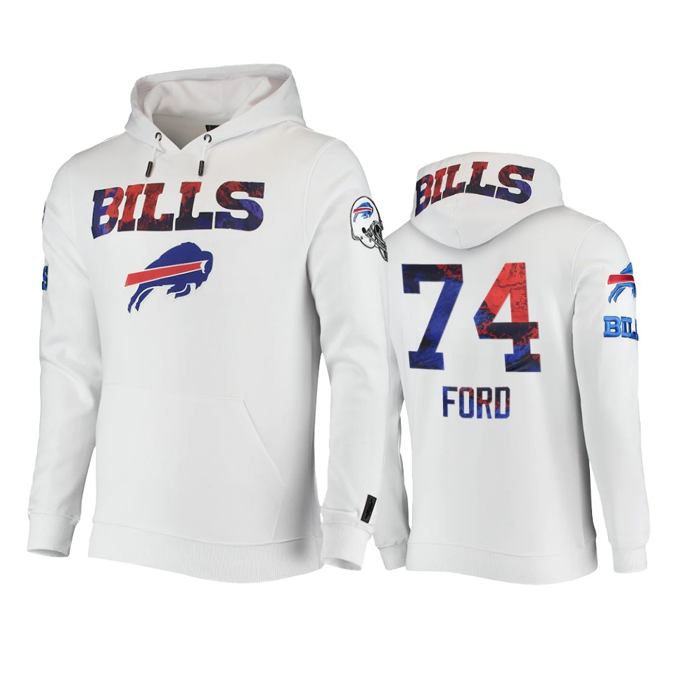 cody ford bills white americana hoodie