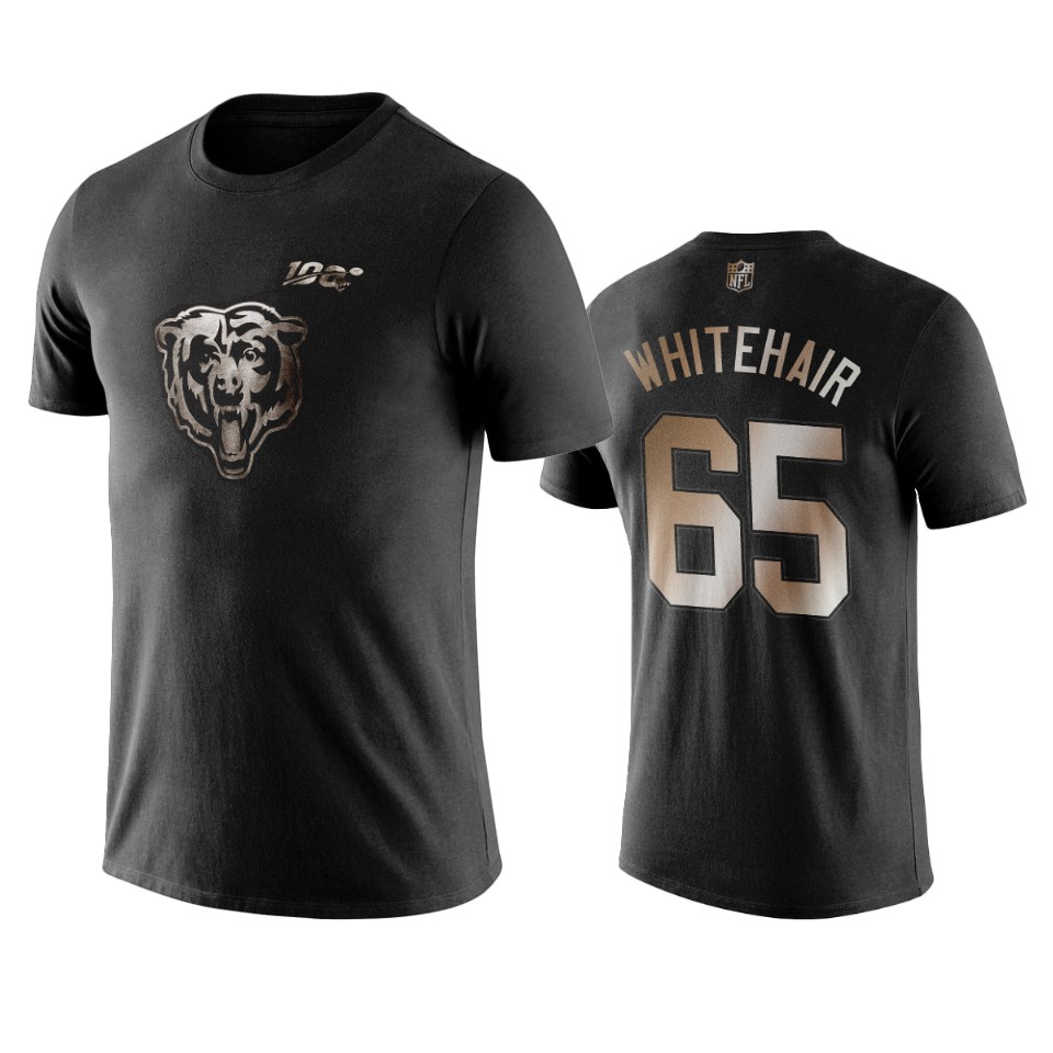 cody whitehair bears black golden 100th season t shirt