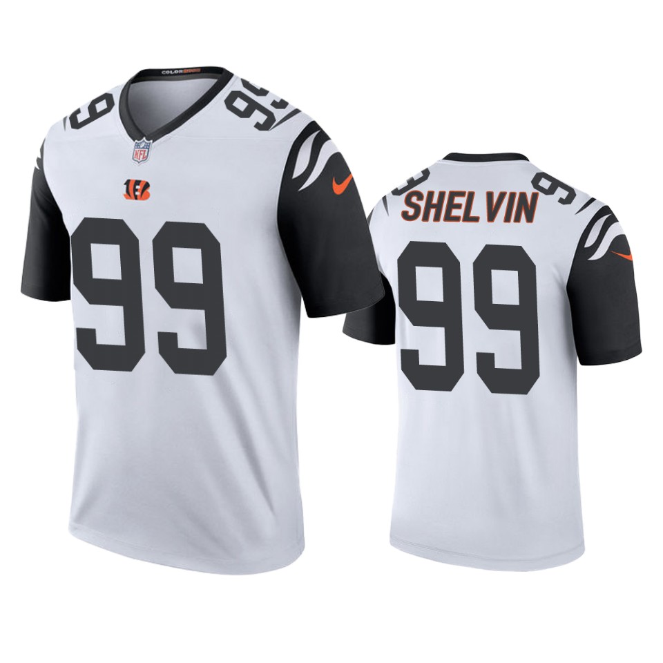 color rush legend bengals tyler shelvin white jersey