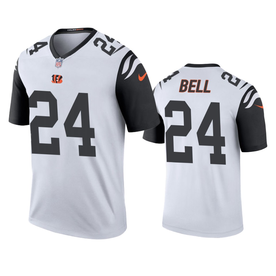 color rush legend bengals vonn bell white jersey