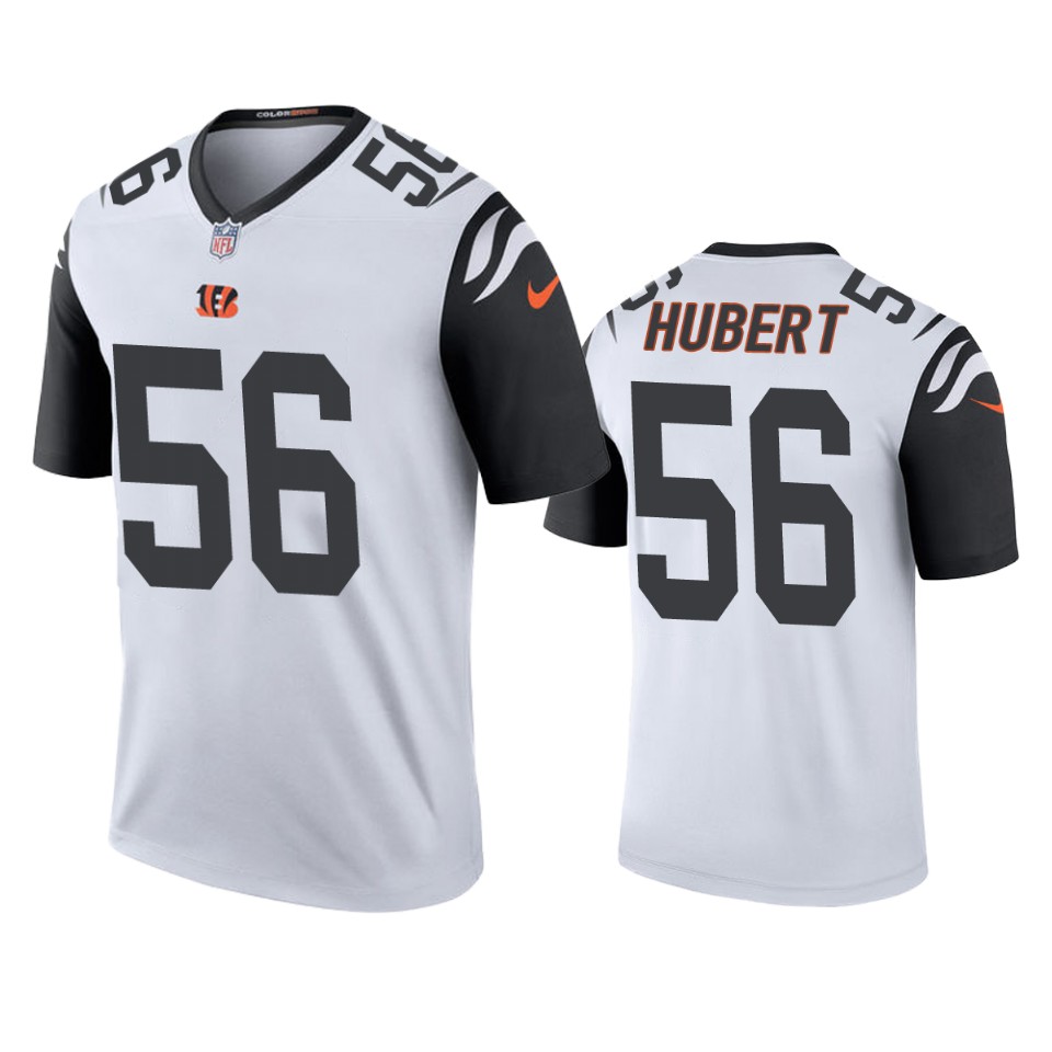 color rush legend bengals wyatt hubert white jersey