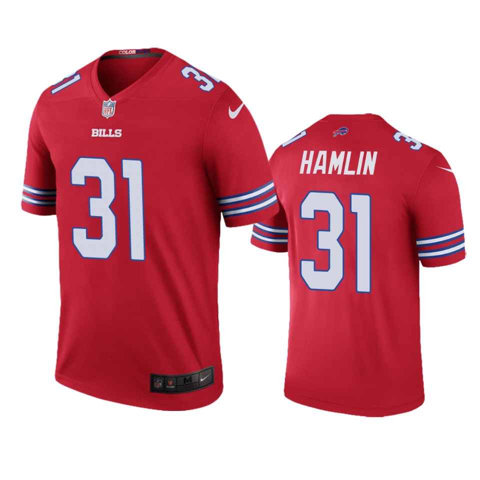 color rush legend bills damar hamlin red jersey