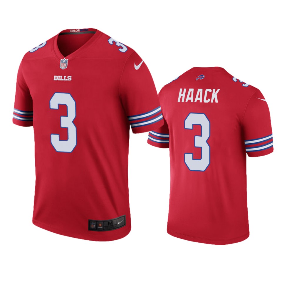 color rush legend bills matt haack red jersey