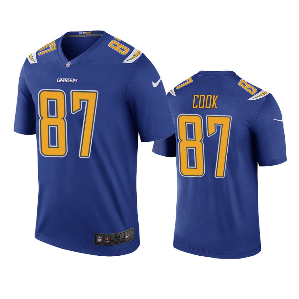 color rush legend chargers jared cook royal jersey