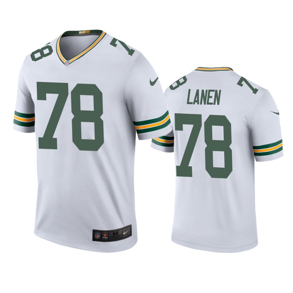 color rush legend packers cole van lanen white jersey