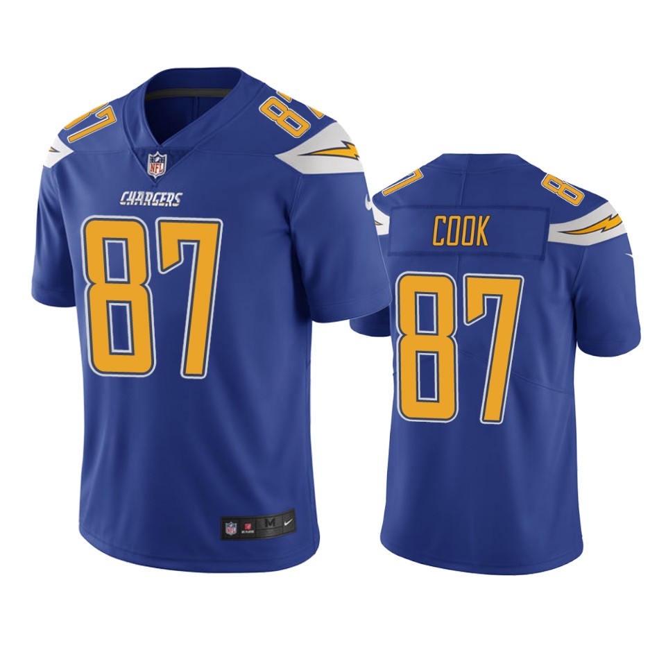 color rush limited jared cook chargers royal jersey