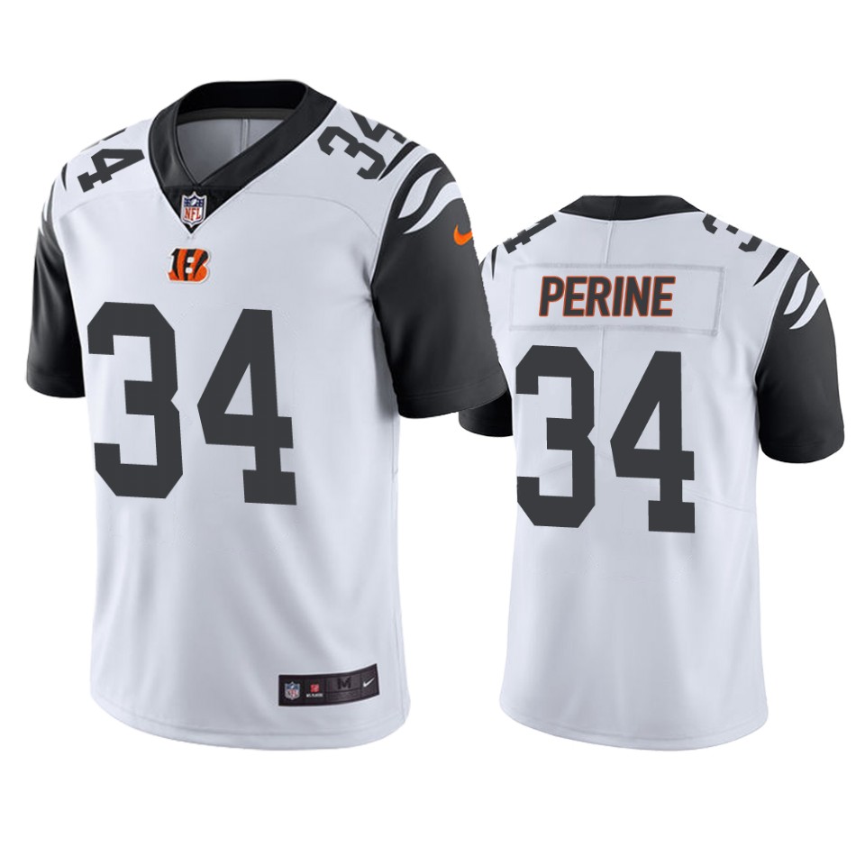color rush limited samaje perine bengals white jersey