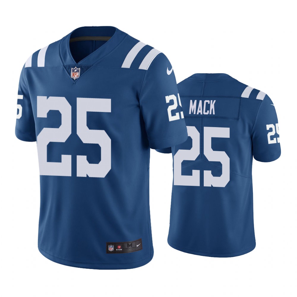 colts 25 marlon mack royal color rush limited jersey