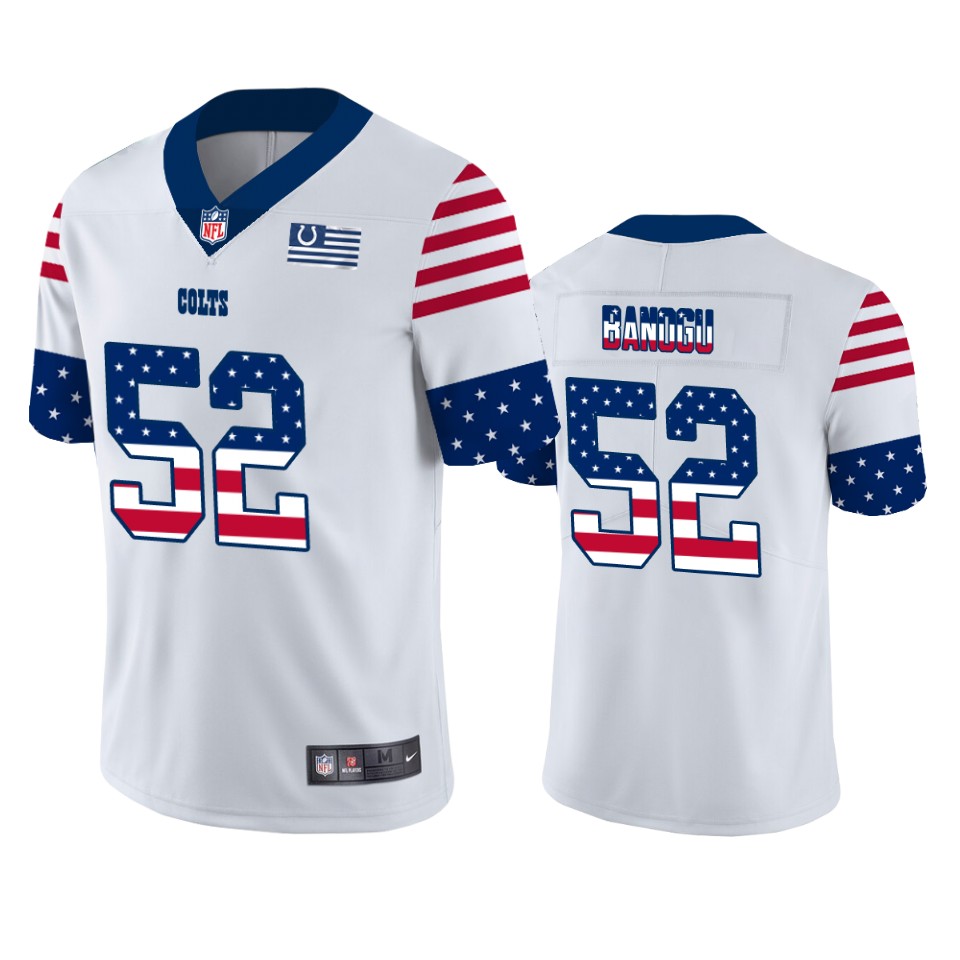 colts ben banogu white independence day vapor jersey