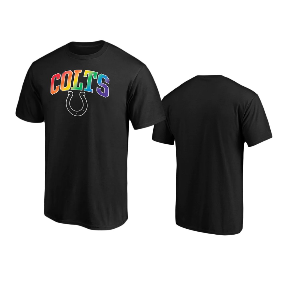 colts black pride logo t shirt
