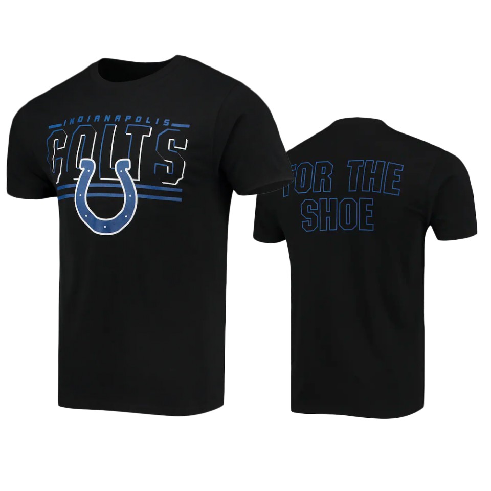 colts black slogan 2 hit junk food t shirt