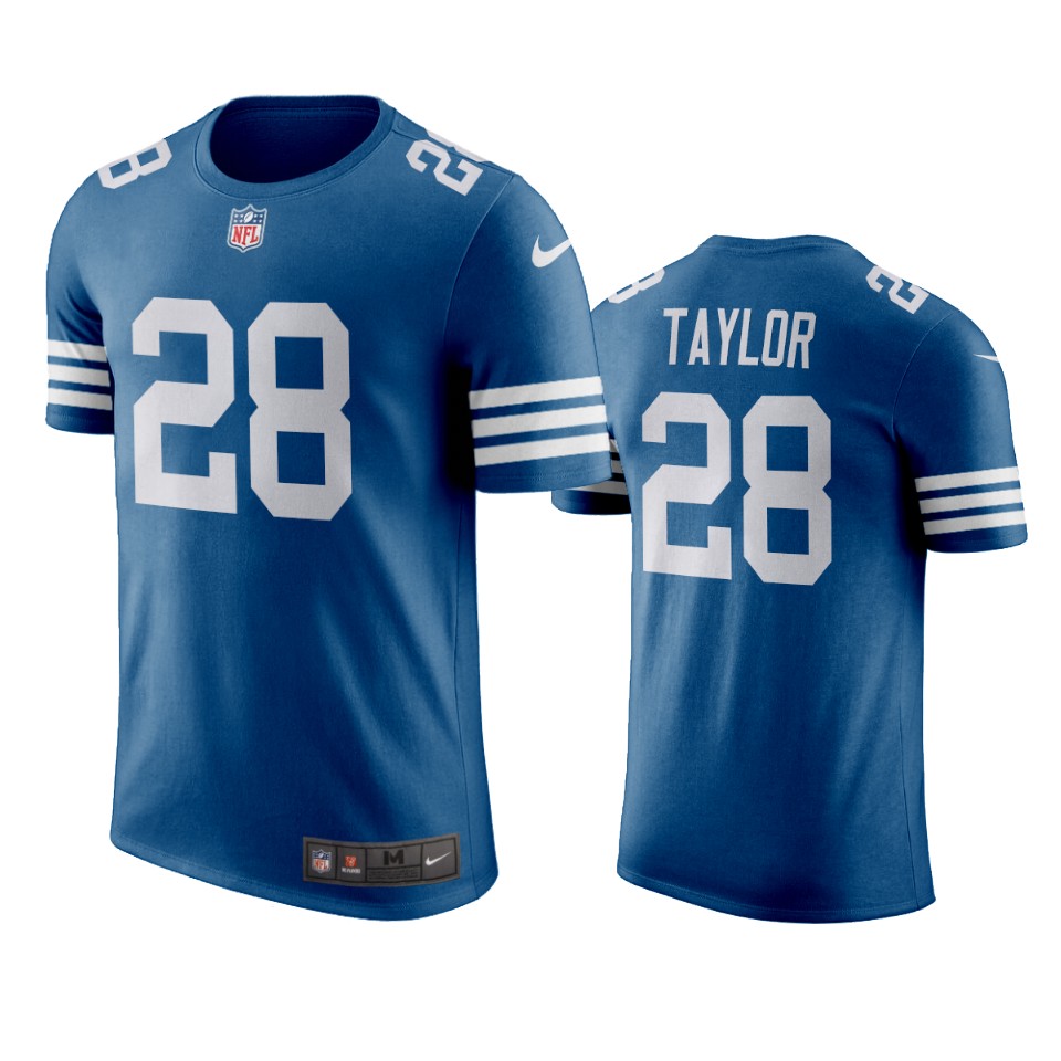 colts jonathan taylor royal throwback name number t shirt
