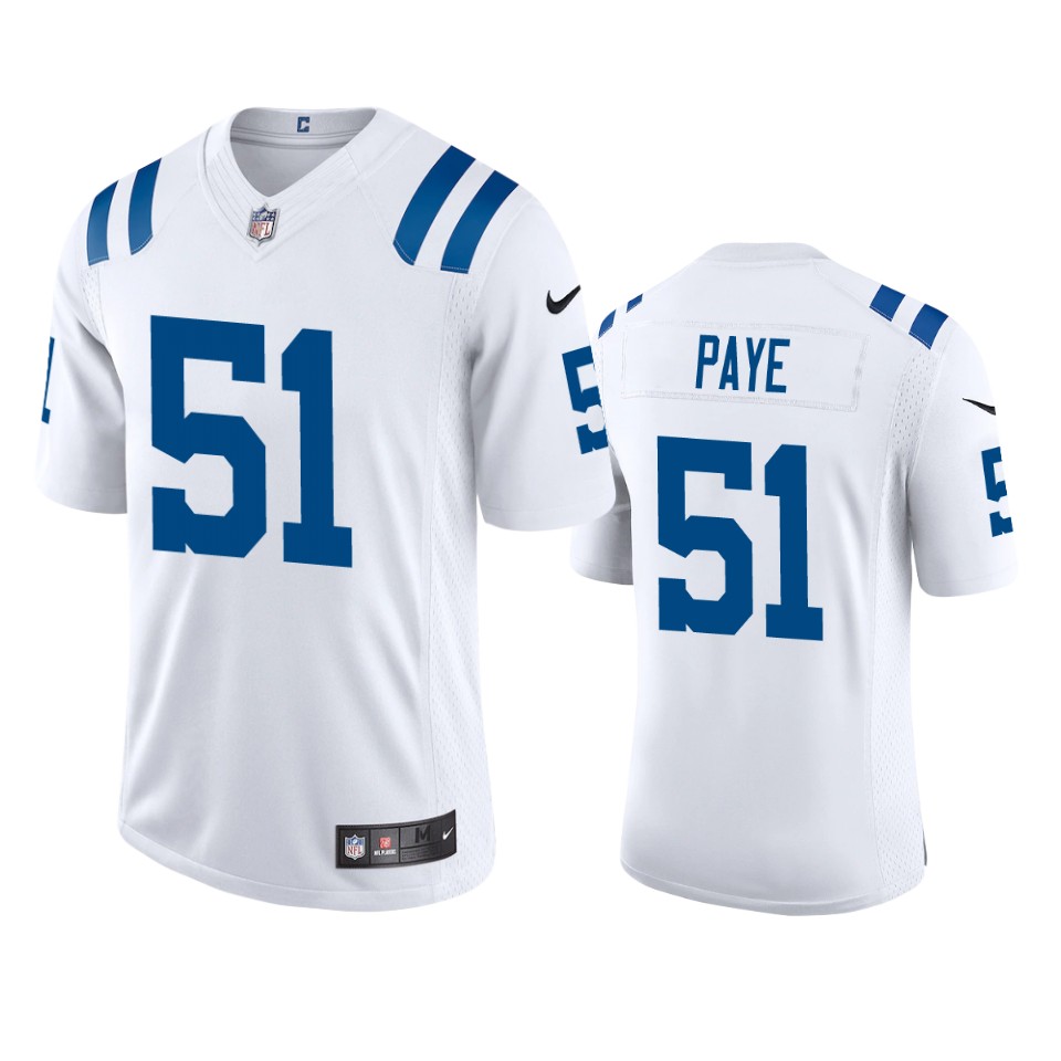 colts kwity paye white vapor limited jersey 0a