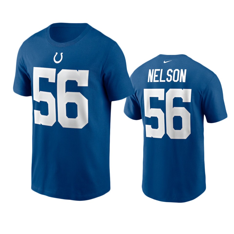 colts quenton nelson nikeroyal t shirt
